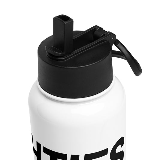 MIGHTY M Softball Varsity Edition Edelstahl Trinkflasche mit Strohhalm