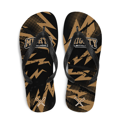 MIGHTY M Softball Flip-Flops LOGO