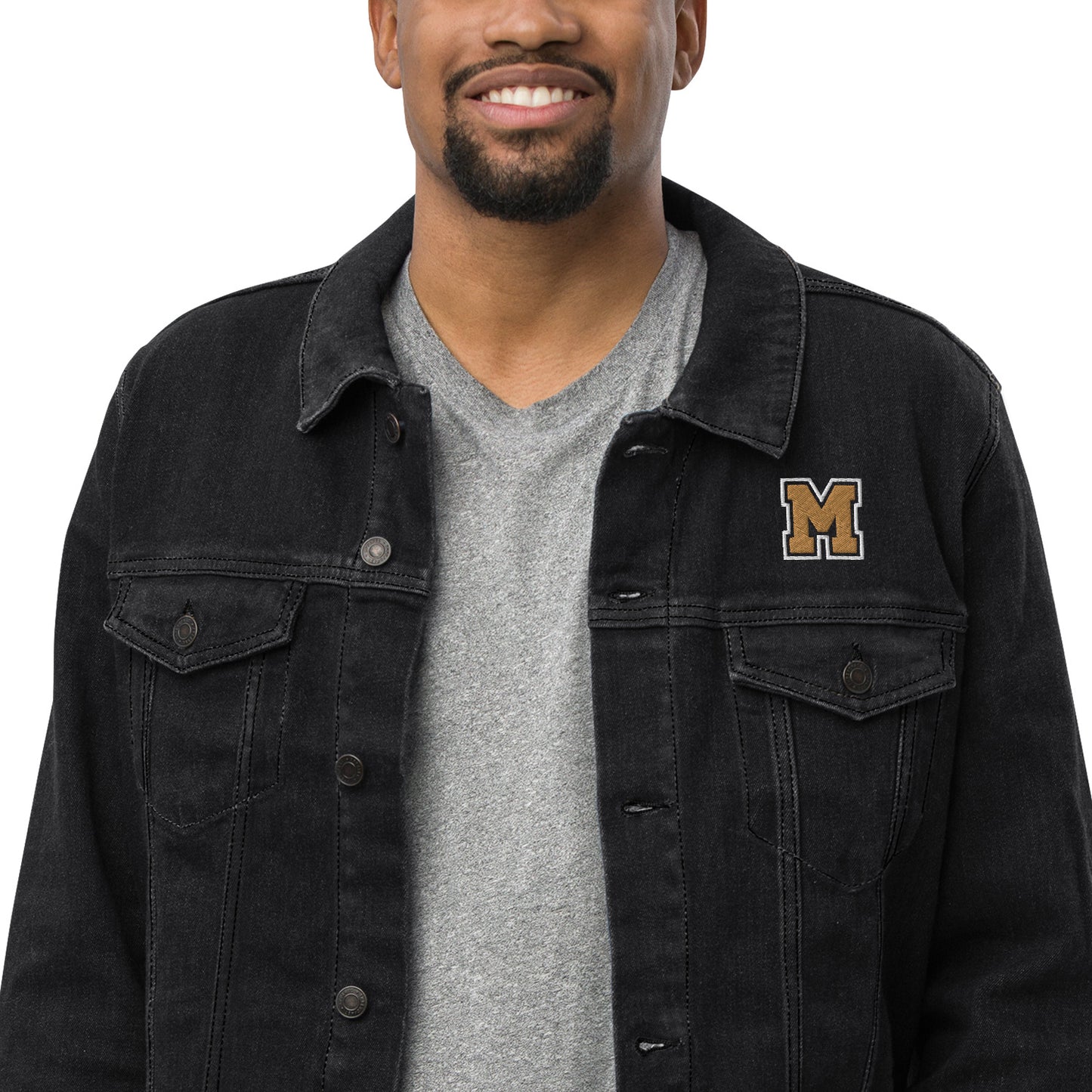 MIGHTY M Softball Jeansjacke BIG M