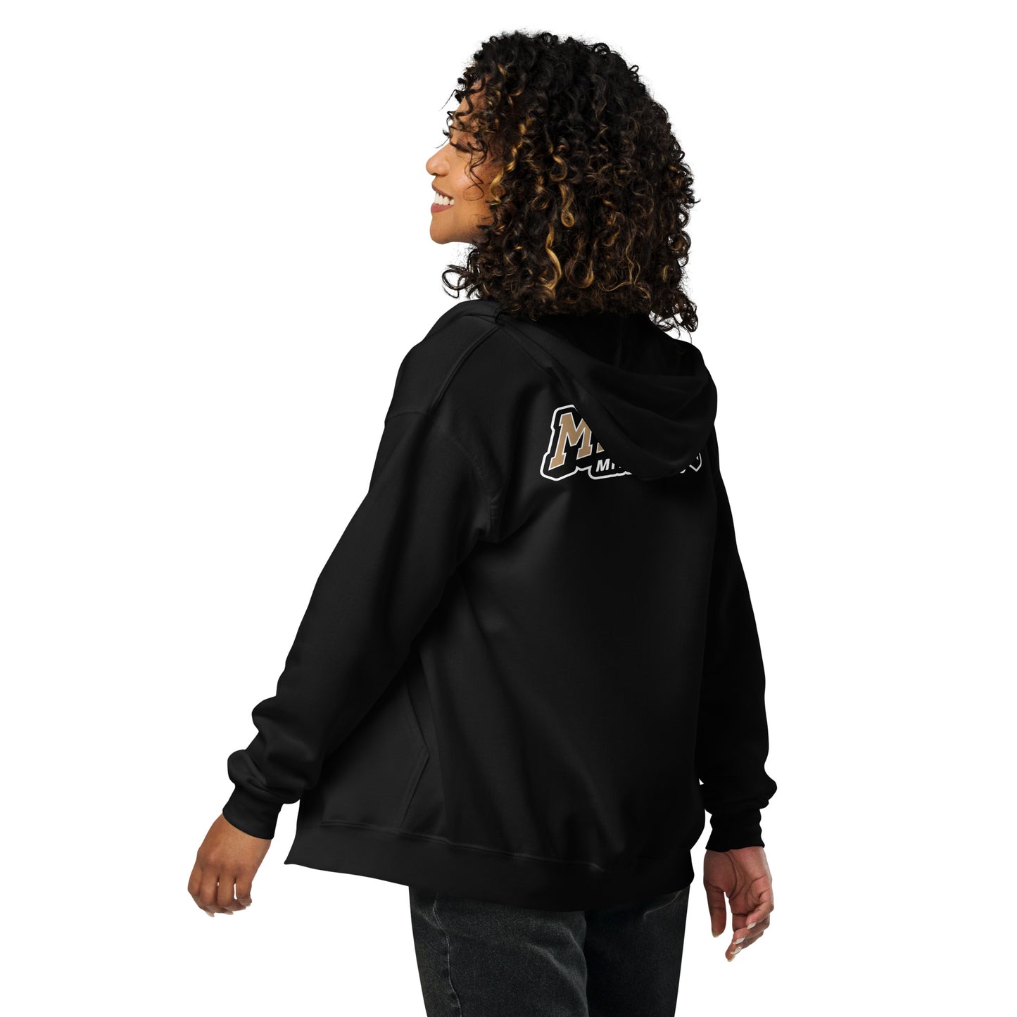 MIGHTY M Softball Zip Hoodie Heavy-Blend BIG M