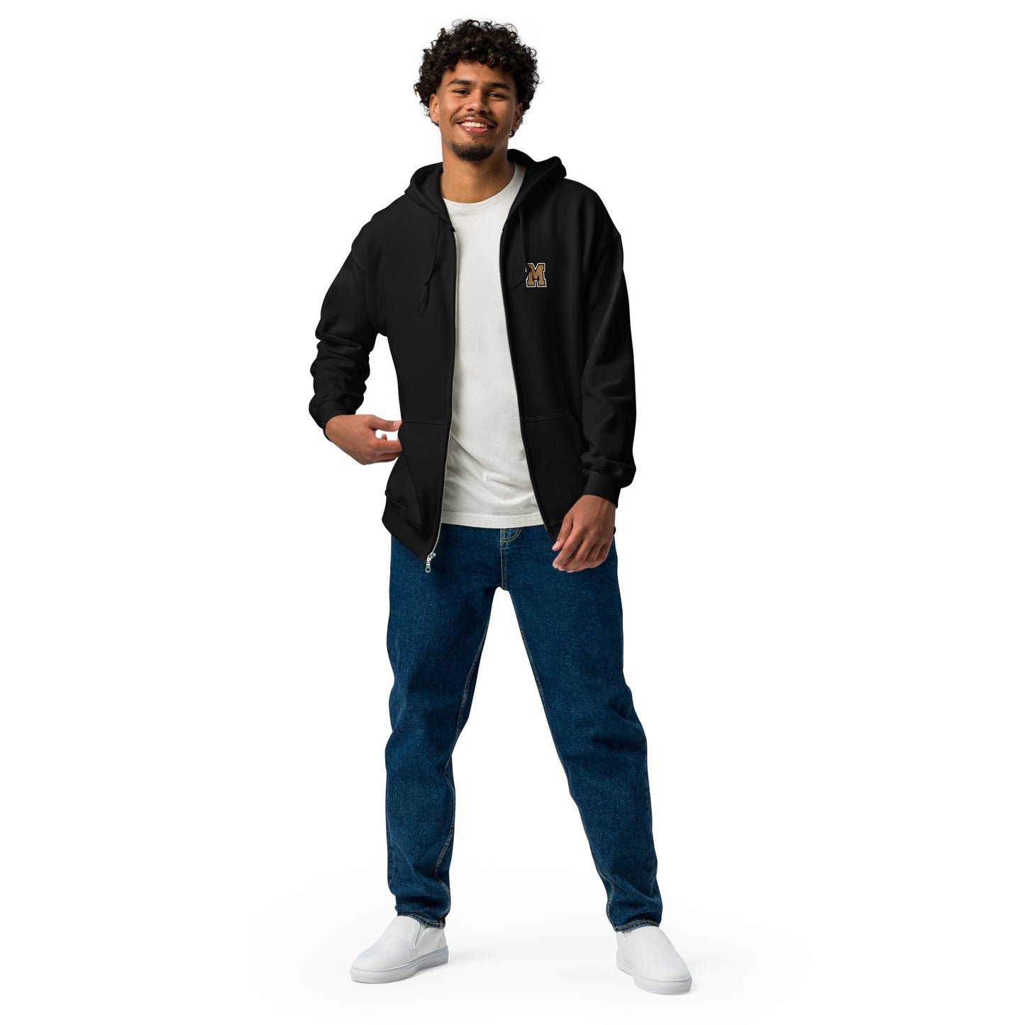 MIGHTY M Softball Zip Hoodie Heavy-Blend BIG M