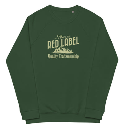 #theredlabel LOGO Unisex Bio-Raglan-Pullover