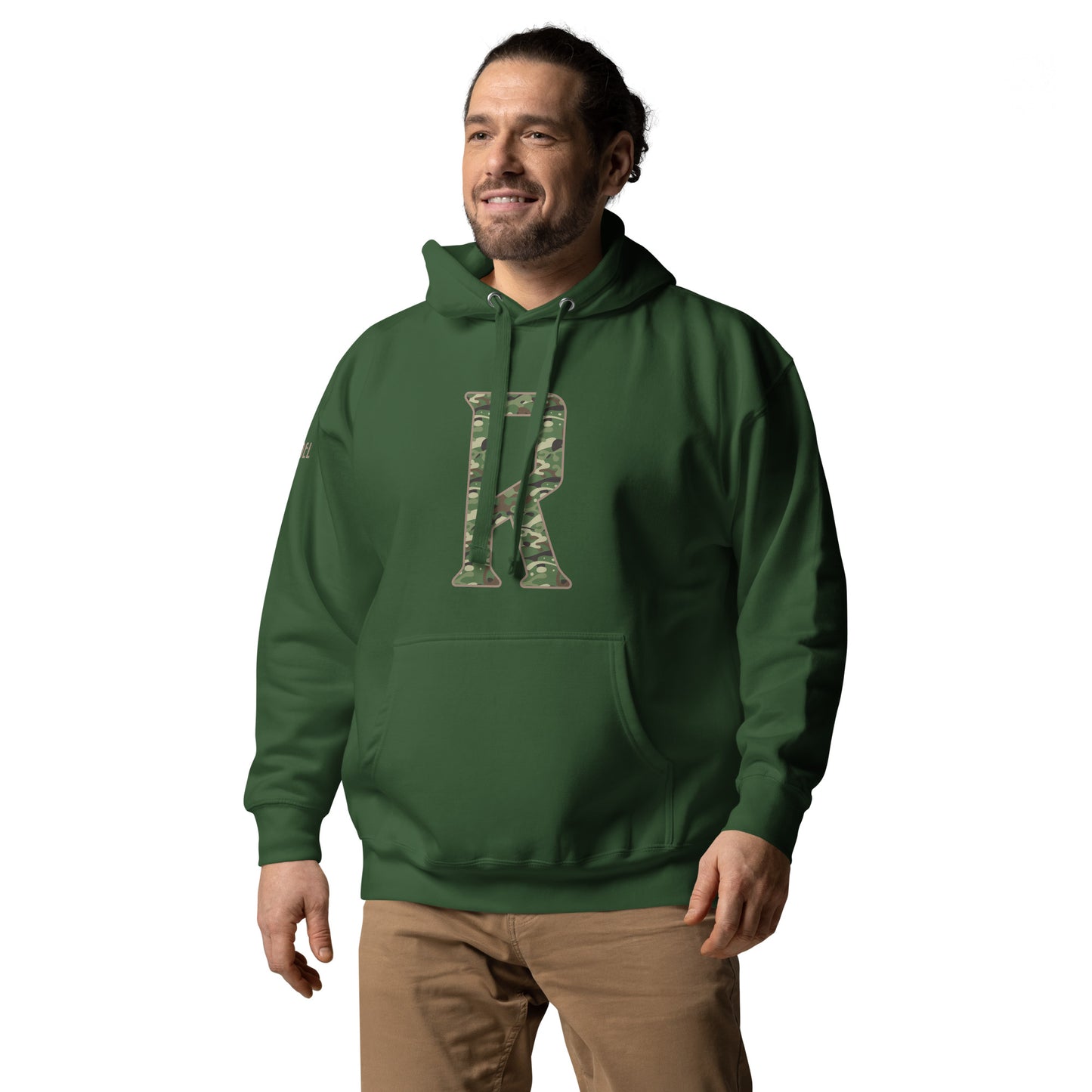 #theredlabel Camou Unisex-Kapuzenpullover