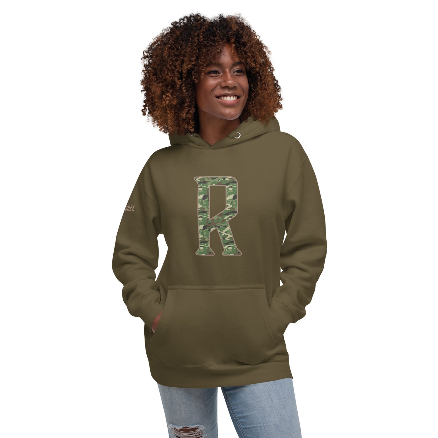 #theredlabel Camou Unisex-Kapuzenpullover