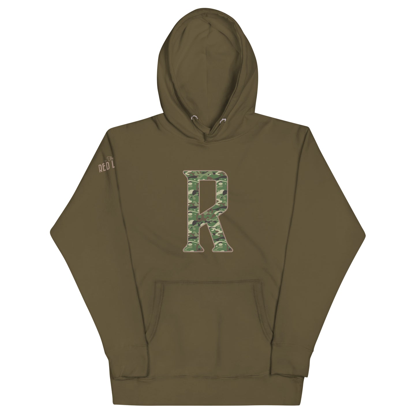 #theredlabel Camou Unisex-Kapuzenpullover