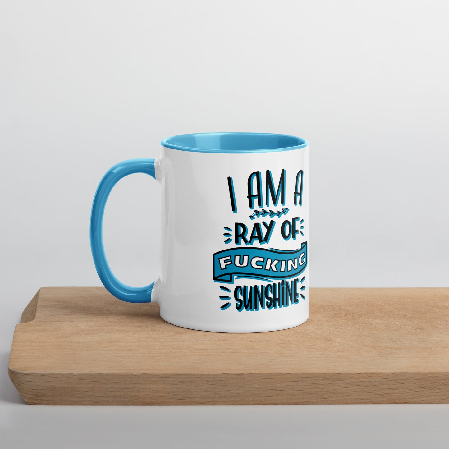 #theredlabel Ray of Sunshine Tasse mit farbiger Innenseite