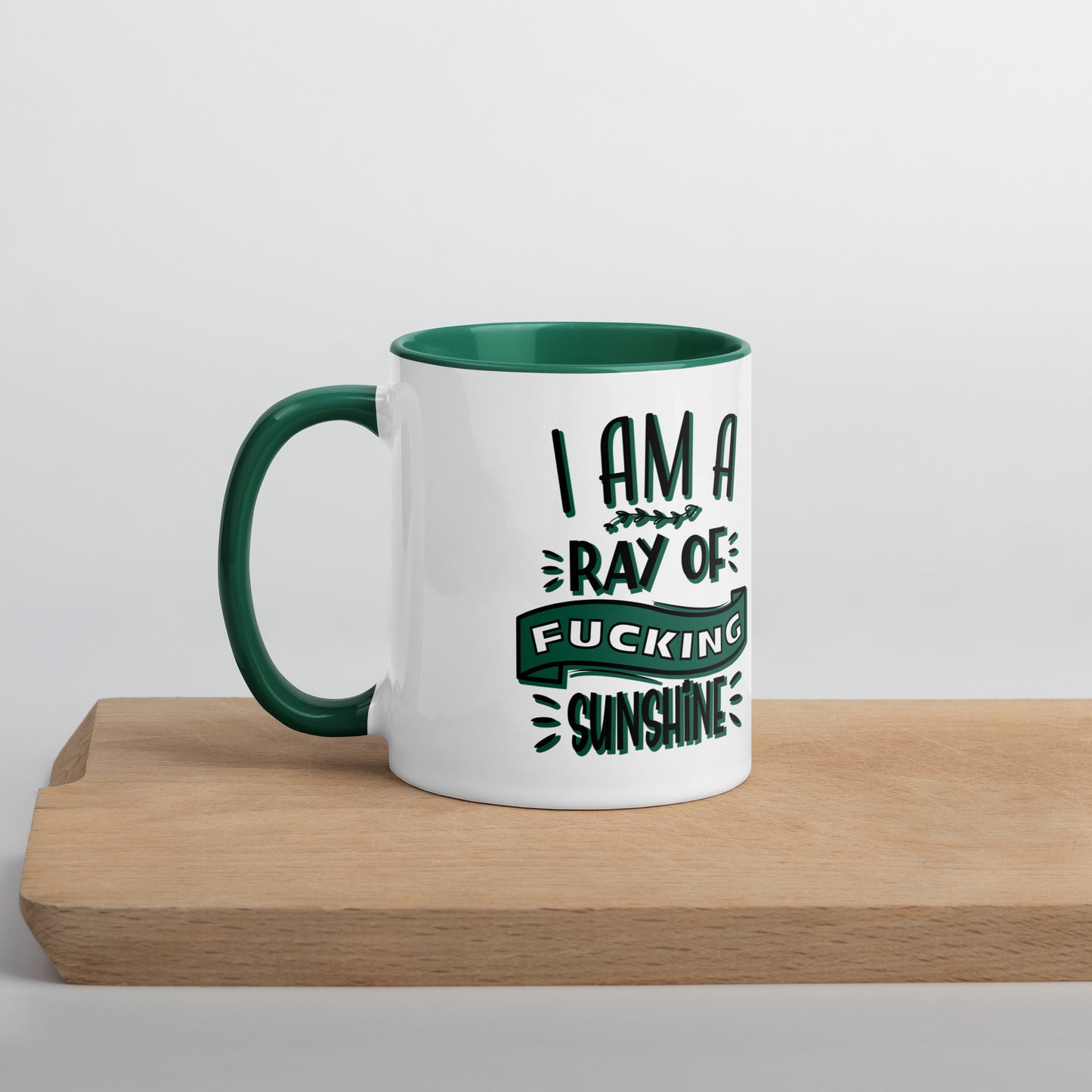 #theredlabel Ray of Sunshine Tasse mit farbiger Innenseite