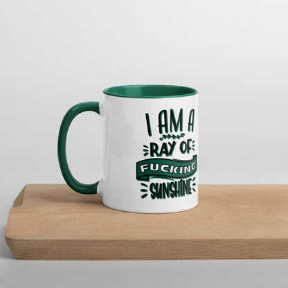 #theredlabel Ray of Sunshine Tasse mit farbiger Innenseite