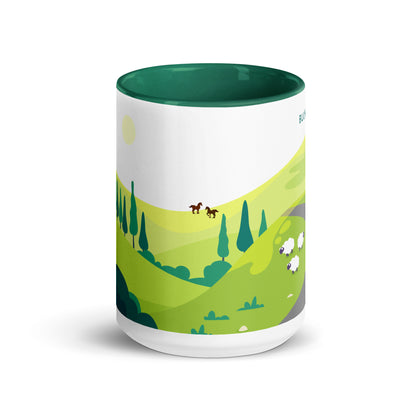 #theredlabel BUCHHORN Tasse mit farbiger Innenseite