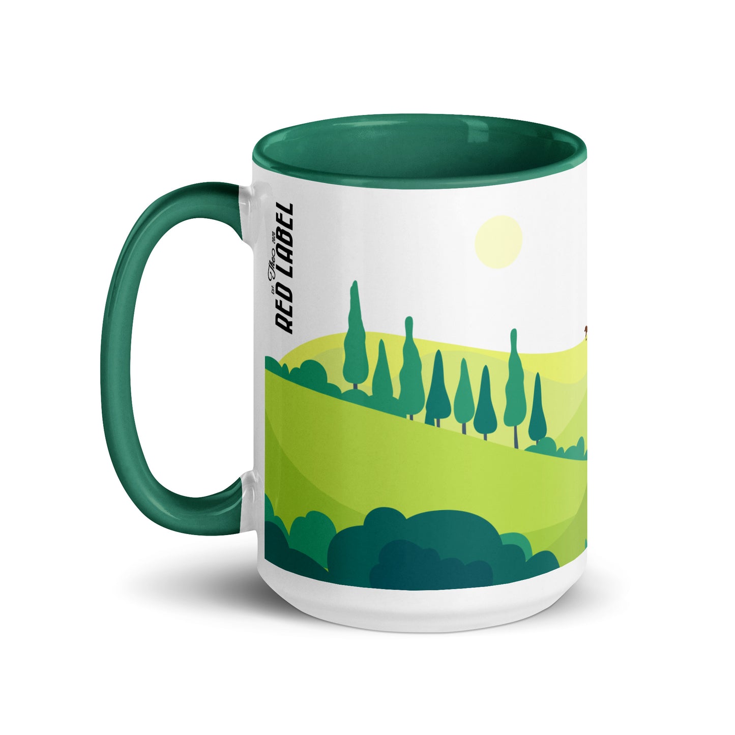 #theredlabel BUCHHORN Tasse mit farbiger Innenseite