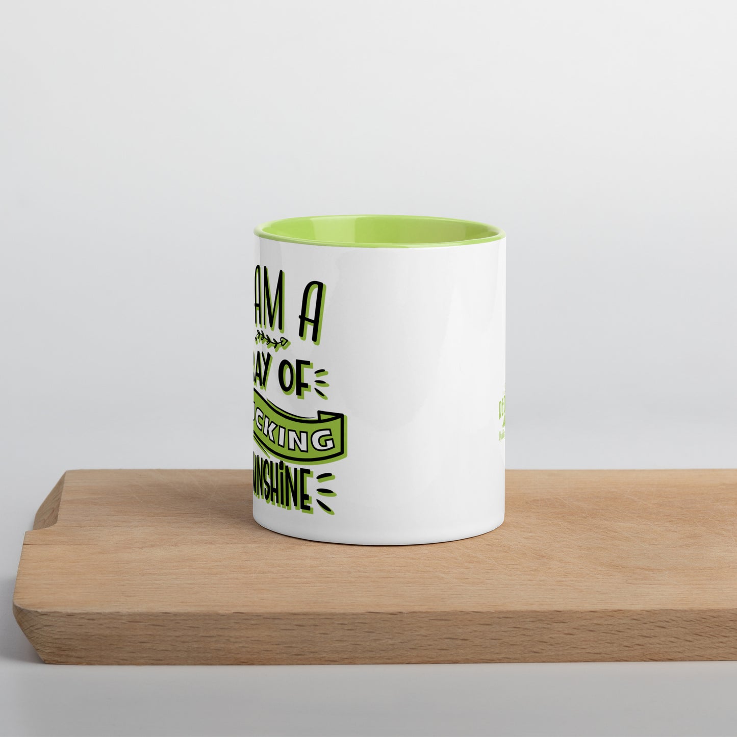 #theredlabel Ray of Sunshine Tasse mit farbiger Innenseite