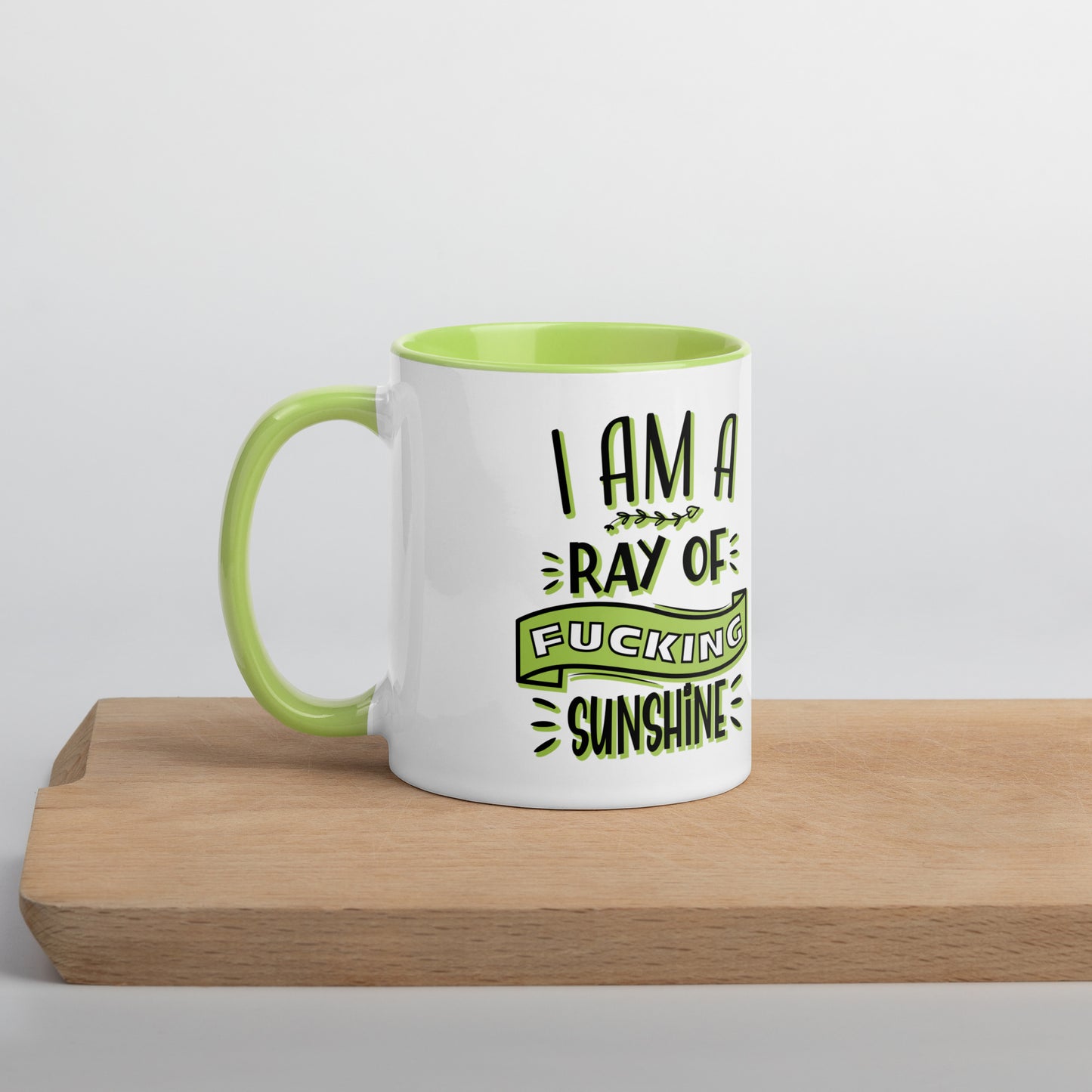 #theredlabel Ray of Sunshine Tasse mit farbiger Innenseite