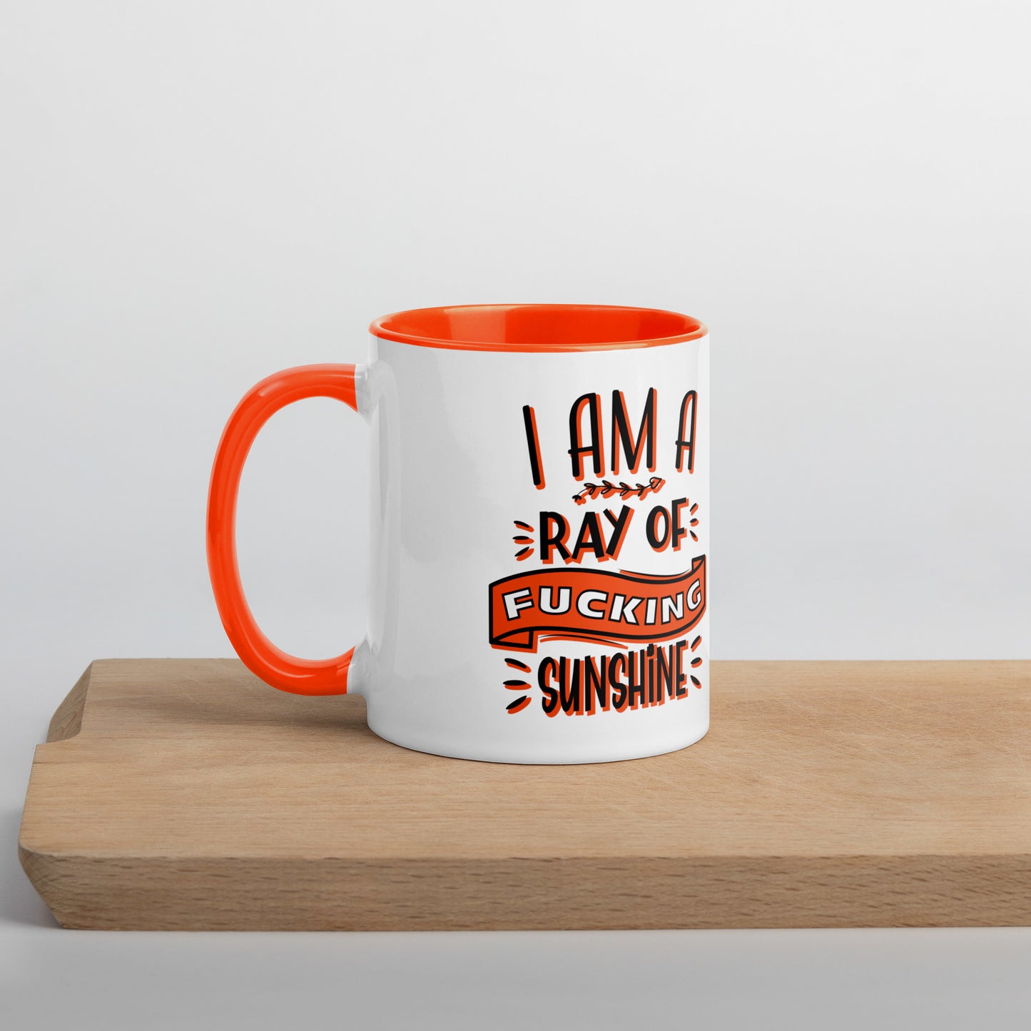 #theredlabel Ray of Sunshine Tasse mit farbiger Innenseite