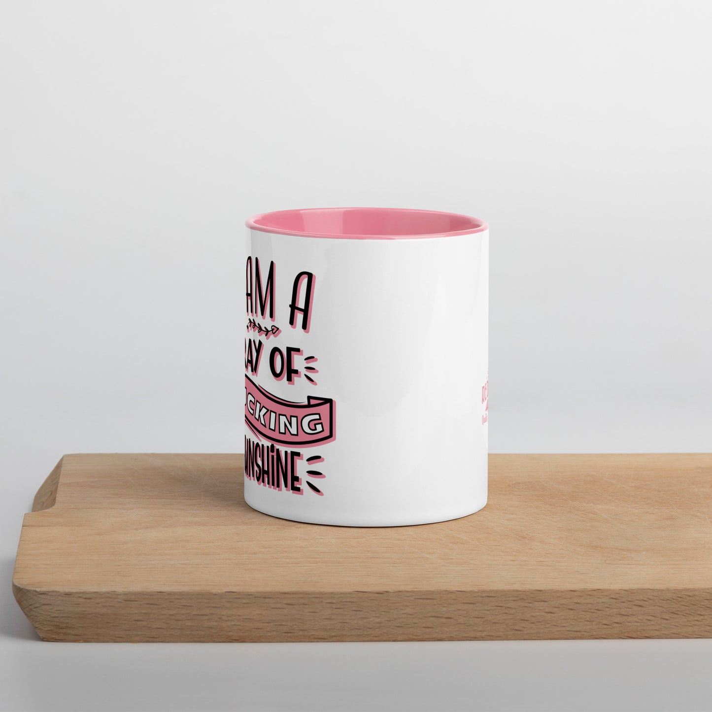 #theredlabel Ray of Sunshine Tasse mit farbiger Innenseite