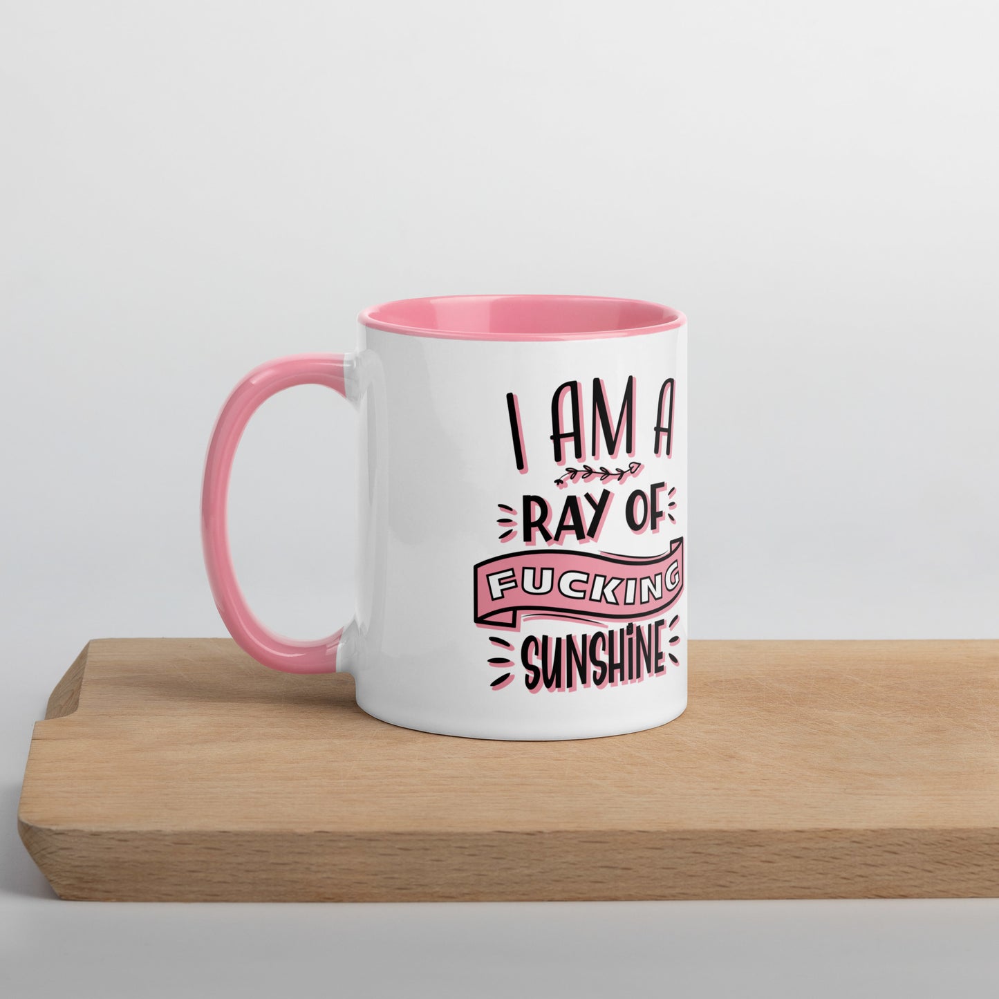 #theredlabel Ray of Sunshine Tasse mit farbiger Innenseite