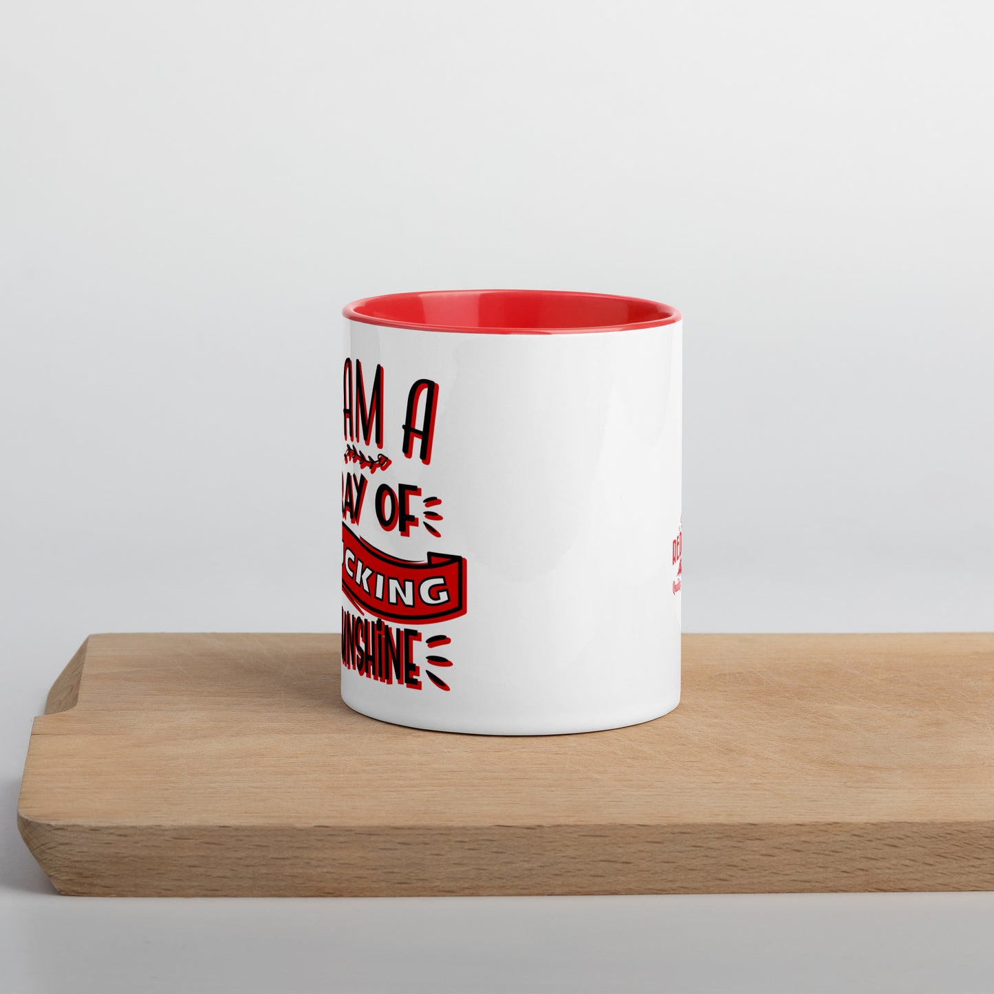#theredlabel Ray of Sunshine Tasse mit farbiger Innenseite