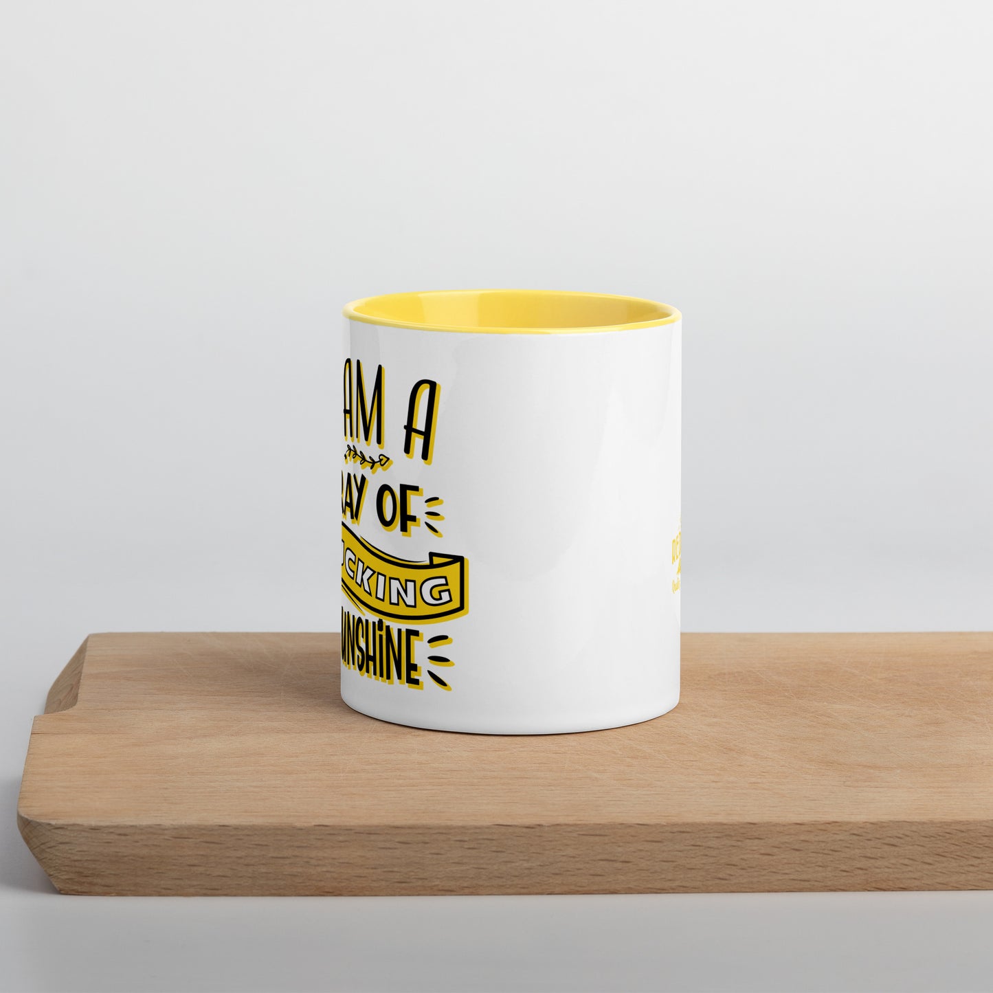 #theredlabel Ray of Sunshine Tasse mit farbiger Innenseite