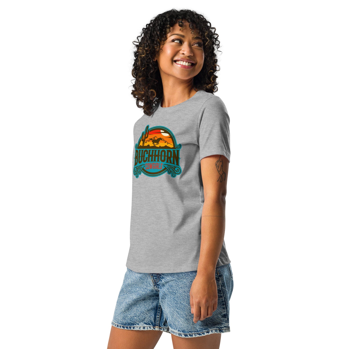 #theredlabel COWGIRLS lockeres Damen-T-Shirt