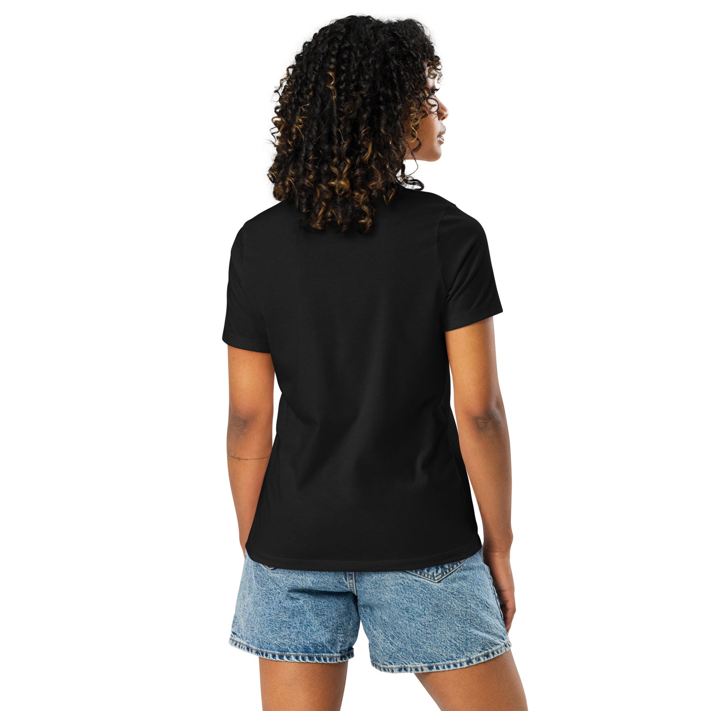 MIGHTY M Softball lockeres Damen-T-Shirt LOGO