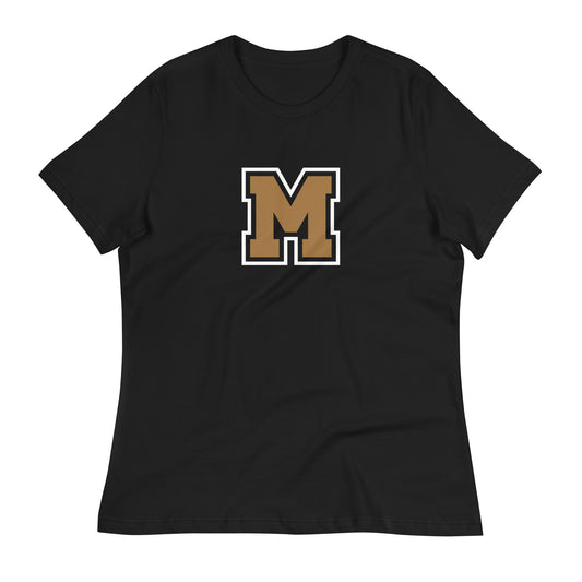 MIGHTY M Softball lockeres Damen-T-Shirt BIG M