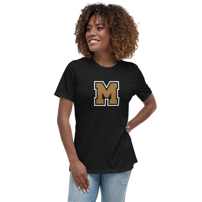 MIGHTY M Softball lockeres Damen-T-Shirt BIG M