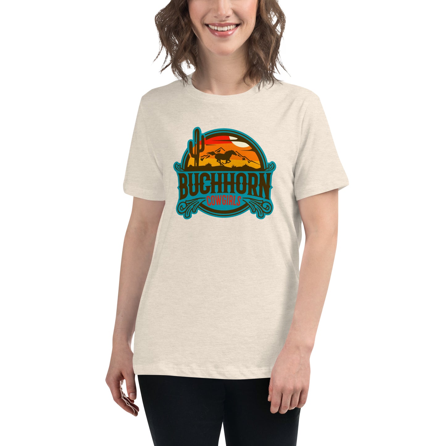 #theredlabel COWGIRLS lockeres Damen-T-Shirt