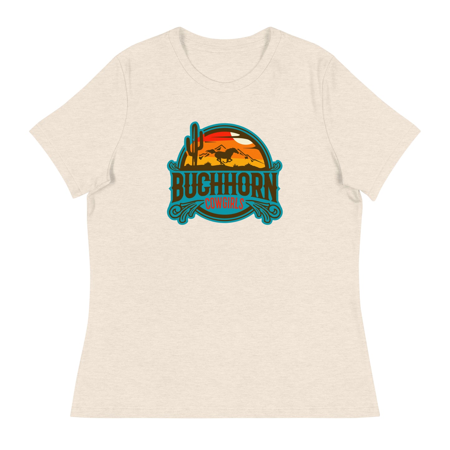 #theredlabel COWGIRLS lockeres Damen-T-Shirt