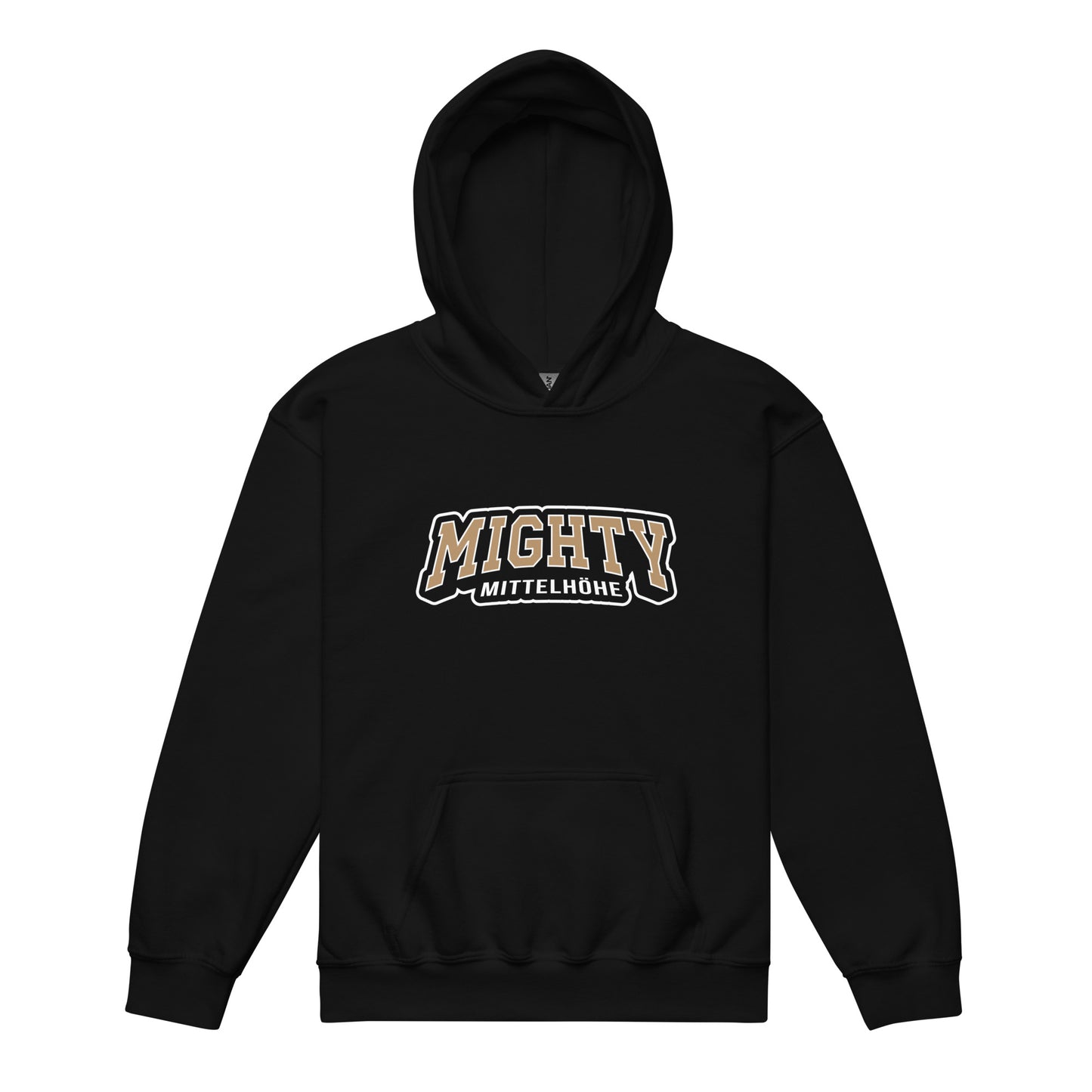 MIGHTY M Softball Hoodie für Jugendliche Heavy-Blend LOGO