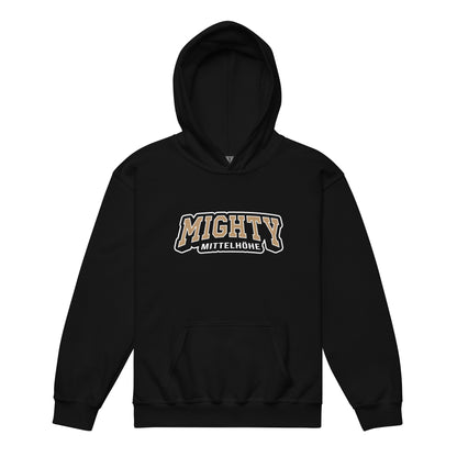 MIGHTY M Softball Hoodie für Jugendliche Heavy-Blend LOGO